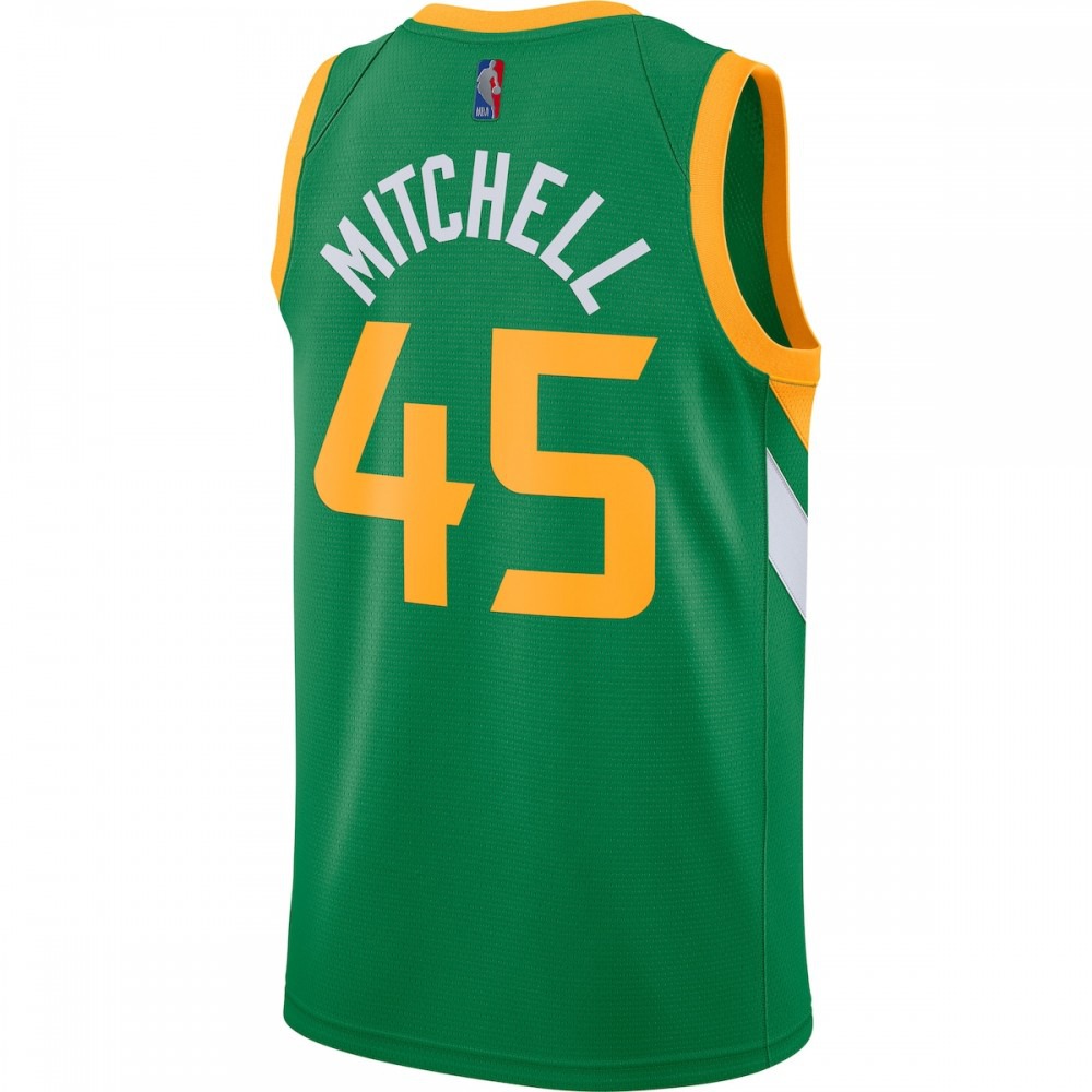 Donovan Mitchell Utah Jazz 2020/21 Swingman Player Jersey Green - Earned Edition-Pro Kit Vault | Brand New 26/27 Sports Jerseys